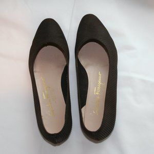 Vintage Ferragamo Brown Heels Size 5.5